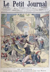 Massacre à un mariage orthodoxe macédonien par les Turcs, de Le Petit Journal, 15 février 1903